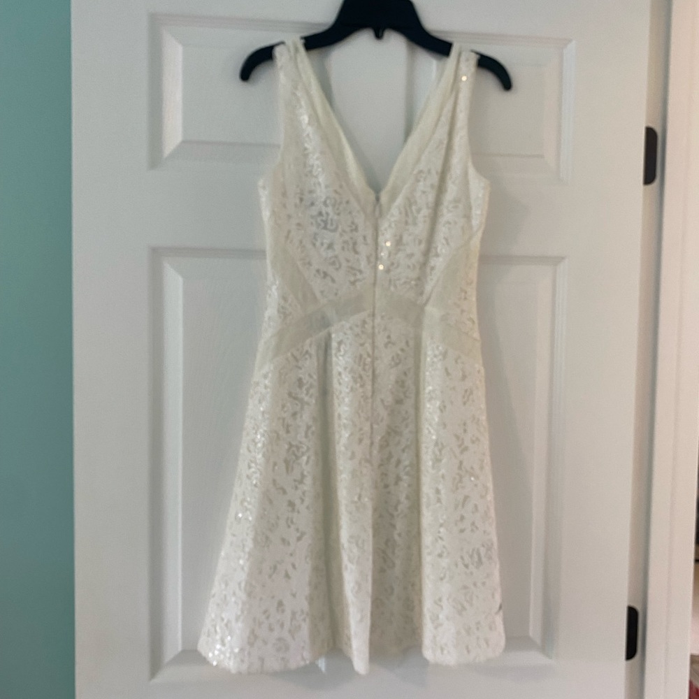 White cocktail dress